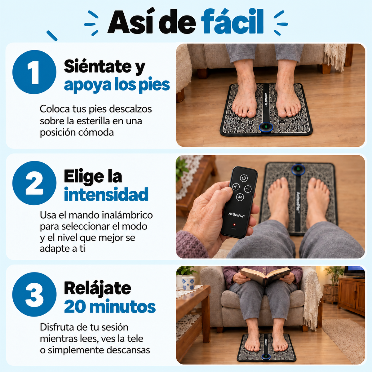 ActivaPie™ Activador EMS para pies